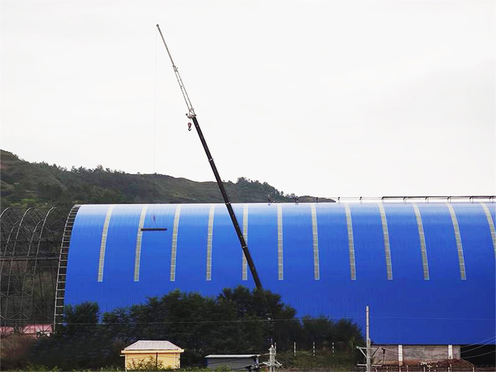 安陆煤棚网架工程